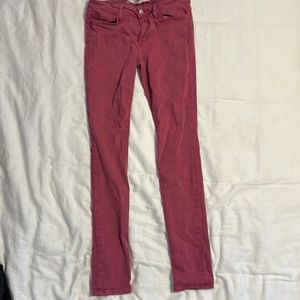 Joes skinny jeans pink